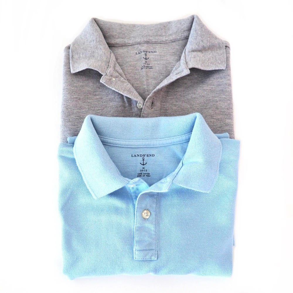 Lands’ End Polo Shirt Bundle